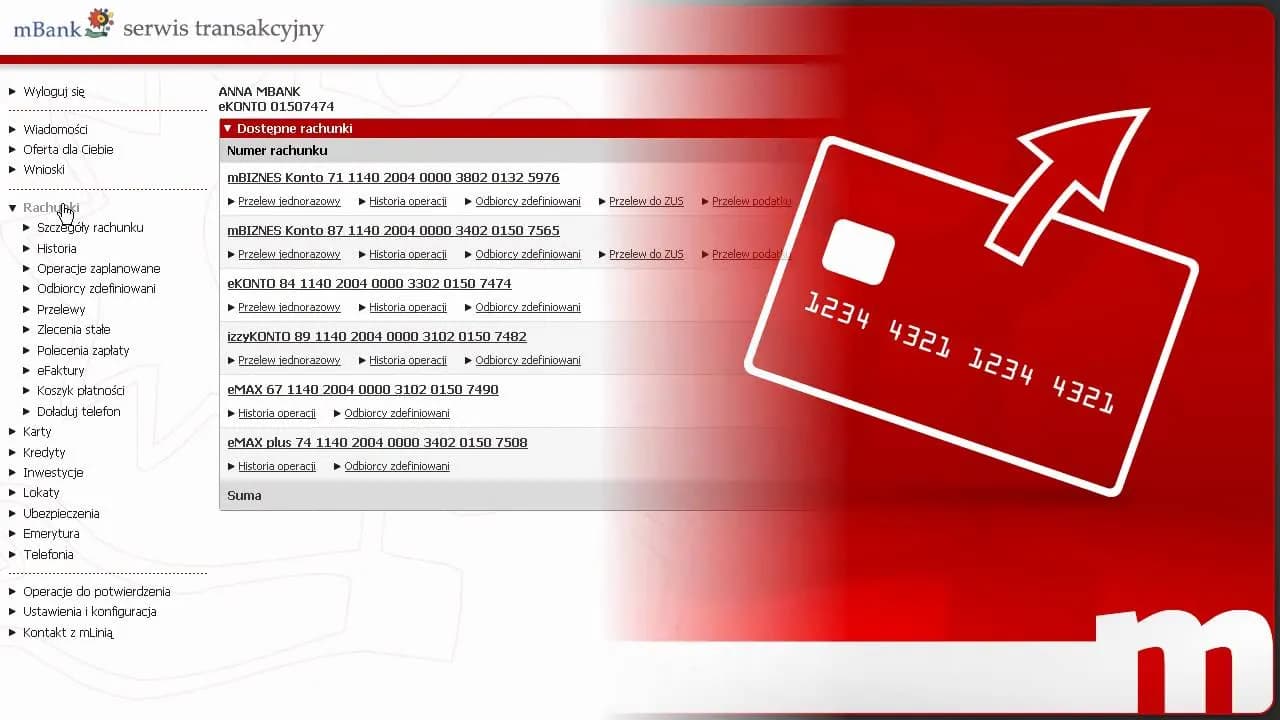 Przelew z karty kredytowej mBank: Instrukcja. Poznaj ukryte koszty!